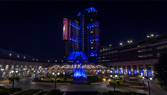 View of Mohegan Niagara Casino from outside