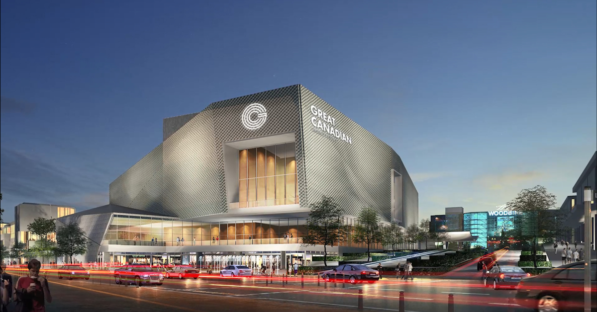 External view of Great Canadian Entertainment Casino in Ontario